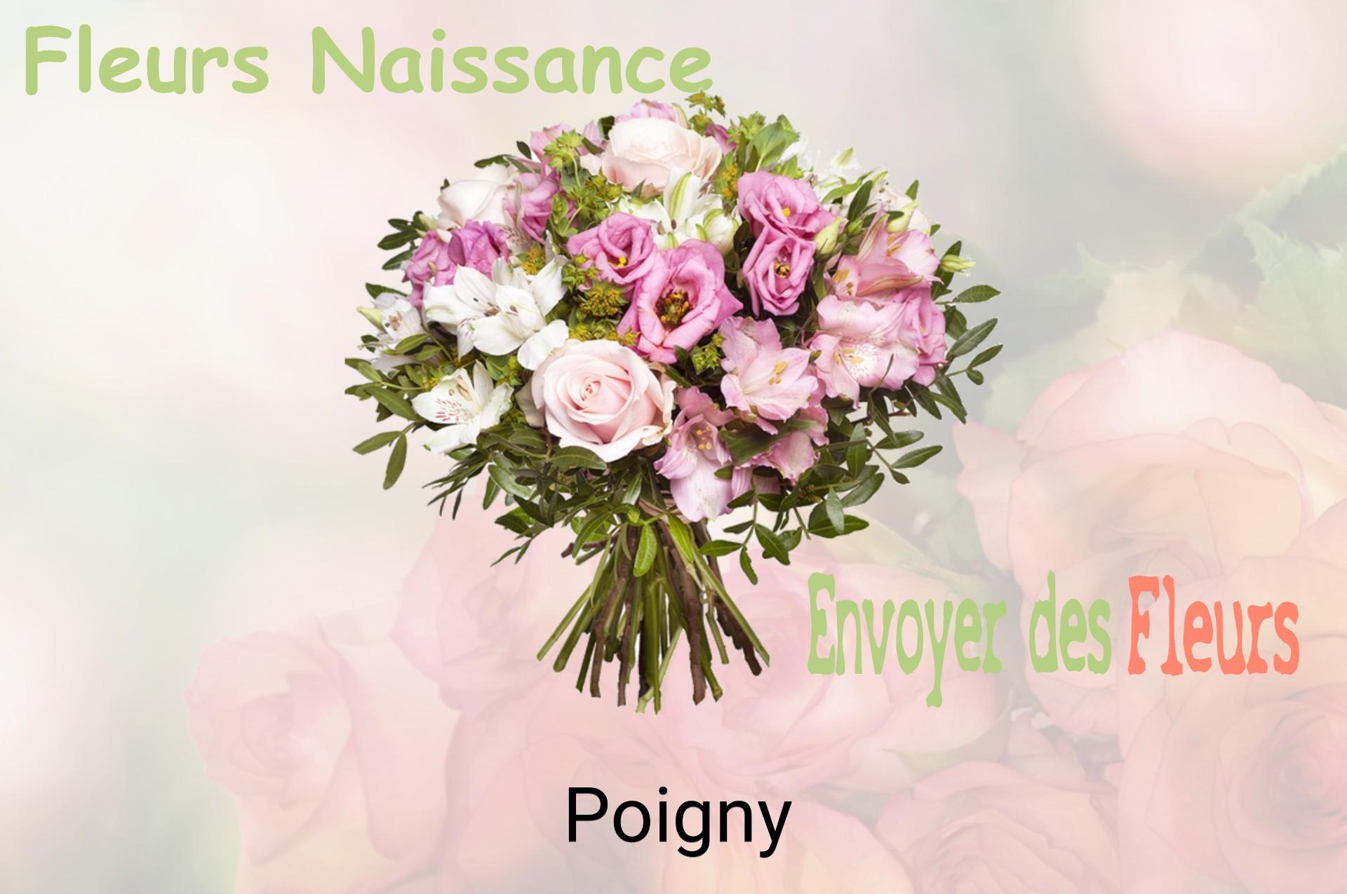 Bouquet de fleurs de naissance livré à Poigny